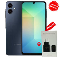 Samsung Galaxy A06 - 128GB ROM - 4GB RAM - 2SIM - 50+2MP - 5000mAh - Garantie 24 Mois + Boitier Samsung 35W + Livraison Gratuite