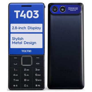 Téléphone Tecno T403 - 2 SIM - 2000 mAh - Torche - Radio FM - Garantie 13 mois