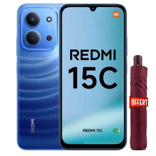 Xiaomi Redmi 15C - 256GB - 8+8GB RAM - 6000mAh - 2SIM - 50+2MP - Garantie 12 Mois + Parapluie Xiaomi offert