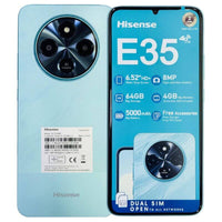 Hisense E35 - 64GB ROM - 2+2GB RAM - 2SIM - 8+8MP - 5000mAh - Garantie 12 Mois