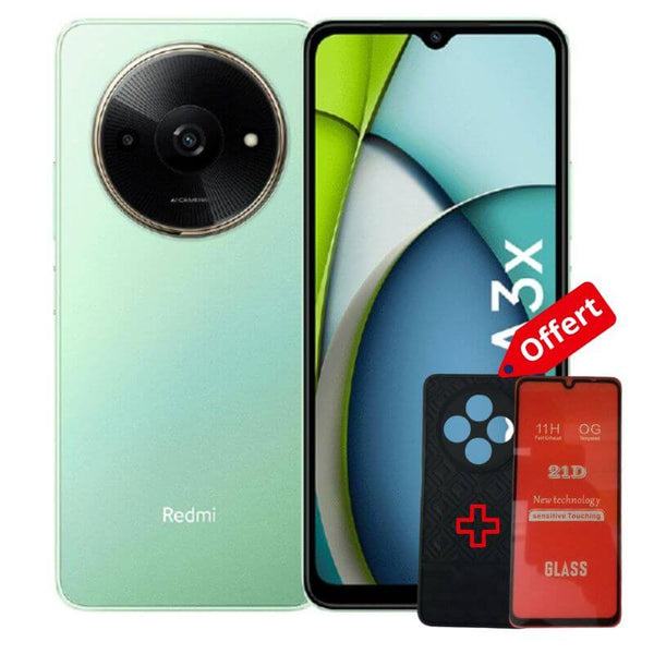 Xiaomi Redmi A3x - 64GB ROM - 3+3GB RAM - 2SIM - 8+2MP - 5000mAh - Garantie 12 Mois - Glasse + Pochette Offerte