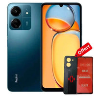 Xiaomi Redmi 13C - 128GB - 4+4GB RAM - 2SIM - 50+2+2MP - 5000mAh - Garantie 12 Mois - Glasse + Pochette Offerte