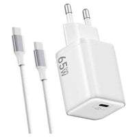Chargeur Samsung 65W - Super Fast Charging 2.0 - Boîtier + cordon USB-C 5A - 2×USB-C + USB-A - Garantie 3 mois