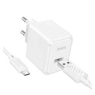 Chargeur HOCO CS11A 2.1A - Boîtier + cordon USB-A vers Type-C 1m - Garantie 3 mois