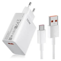 Chargeur Xiaomi 33W - Charge rapide - Boîtier + cordon USB-A vers USB-C - Garantie 3 mois