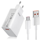 Chargeur Xiaomi 33W - Charge rapide - Boîtier + cordon USB-A vers USB-C - Garantie 3 mois