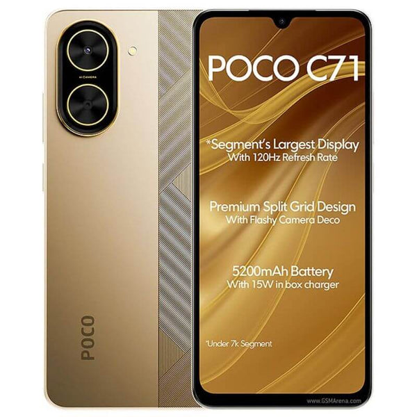 Xiaomi Poco C71 Prix Cameroun en FCFA
Or