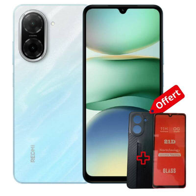 Xiaomi Redmi A5 - 128GB ROM - 4+4GB RAM - 2SIM - 32+2MP - 5200mAh - Garantie 12 Mois + Glasse + Pochette Offerte