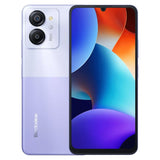 Blackview Color 8 coloris Violet, vue de dos et écran allumé