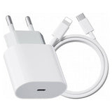 Chargeur Apple 25W USB-C avec câble USB-C vers Lightning, prise EU