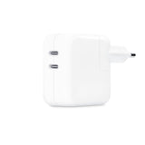 Chargeur Apple USB-C+C 35W, version européenne à prise deux broches