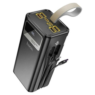 Powerbank HOCO DB58A Max - 40000mAh - 22.5W - Câbles intégrés - Affichage LED - Garantie 3 mois