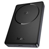Powerbank HOCO DB98A 10000mAh noire, charge sans fil magnétique et ports USB-C