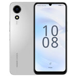 Honor Choice T10 coloris Argent, vue de dos et écran allumé