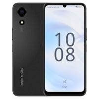 Honor Choice T10 coloris Noir, vue de dos et écran allumé