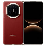 Huawei Mate X7 coloris Rouge (Nebula Red), face chevauchant le dos