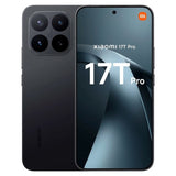 Xiaomi Mi 17T Pro coloris Noir, face chevauchant le dos