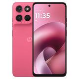 Motorola Moto G57 5G 128Go coloris Rose, face chevauchant le dos