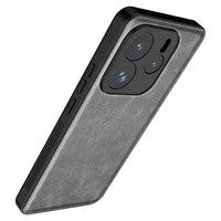 Pochette silicone cuir pour Redmi Note 14 - Gris