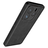 Pochette silicone cuir pour Redmi Note 14 - Noir
