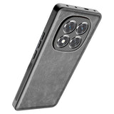 Pochette silicone cuir pour Redmi Note 14 Pro+ - Gris