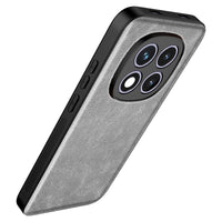 Pochette silicone cuir pour Redmi Note 15 Pro+ - Gris