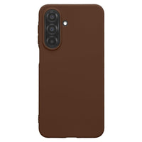 Pochette silicone pour Samsung Galaxy A27 - Marron