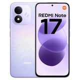 Xiaomi Redmi Note 17 4G coloris Violet, face chevauchant le dos