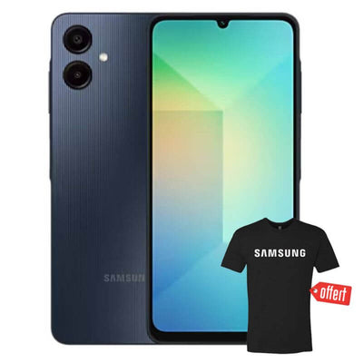 Samsung Galaxy A06 - 128GB ROM - 4GB RAM - 2SIM - 50+2MP - 5000mAh - Garantie 24 Mois + T-shirt Samsung offert