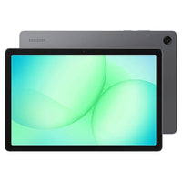 Samsung Galaxy Tab A11+ coloris Gris, face chevauchant le dos