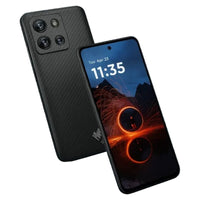 Motorola ThinkPhone 25 coloris Carbon Black, dos et face, vue 2