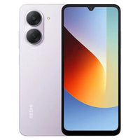 Xiaomi Redmi A7 64Go coloris Violet, face chevauchant le dos