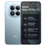 Xiaomi Redmi Note 15 Pro 5G Global 256Go coloris Bleu, face chevauchant le dos