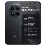 Xiaomi Redmi Note 15 Pro 5G Global 256Go coloris Noir, face chevauchant le dos