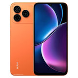 ZTE A57 128Go coloris Orange, face chevauchant le dos