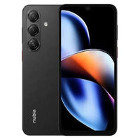 ZTE A77 128Go coloris Noir, face chevauchant le dos
