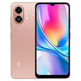 ZTE Blade A35e 64Go coloris Rose, face chevauchant le dos