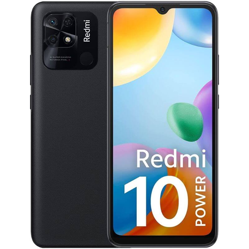 Xiaomi Redmi 10 Power prix Cameroun en fcfa Noir